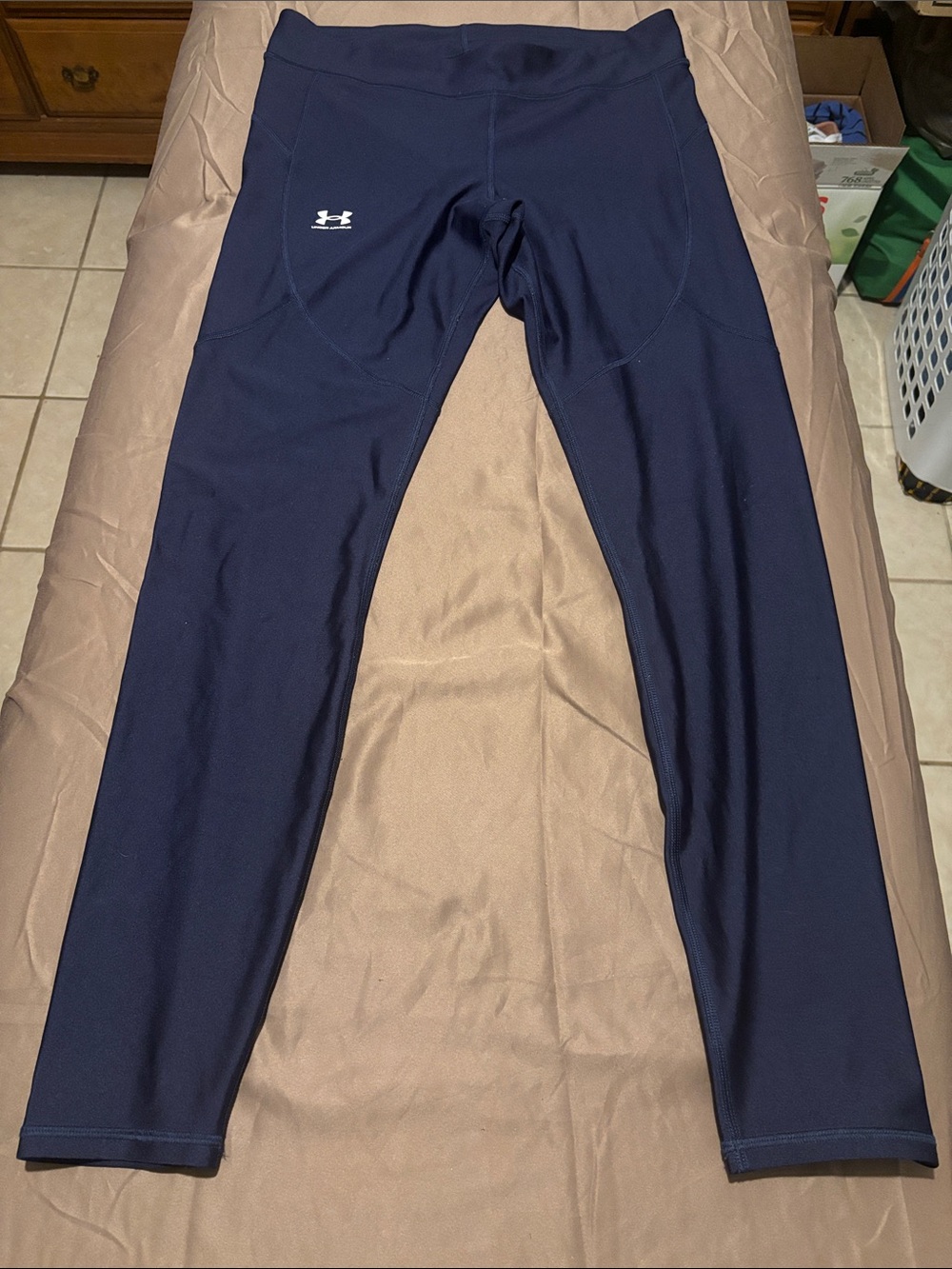 Under Armour Navy Athletic Compression Leggings